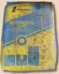 cement in a bag