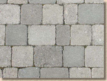 grey tumbled pavers