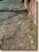 cobbles with tarmac
