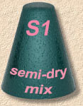 semi-dry mix