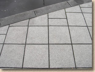 inboard cuts to granite flags