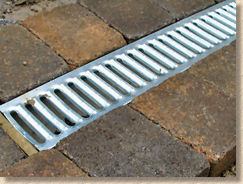 galvanised A grating