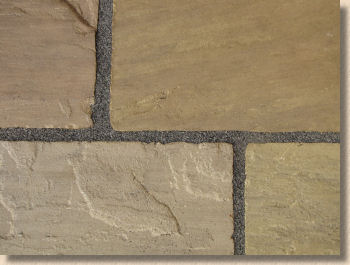 flagstone with resin jointing