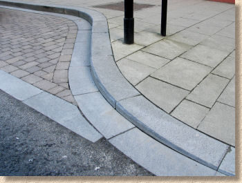 limestone channel and kerb