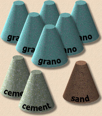 grano mix with sand