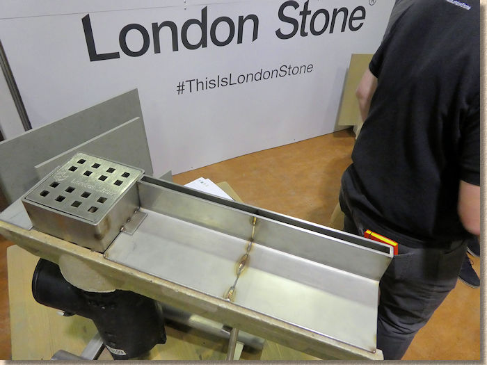 Stainless steel linear channel from London Stone