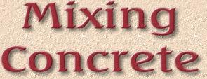Mixing Concrete