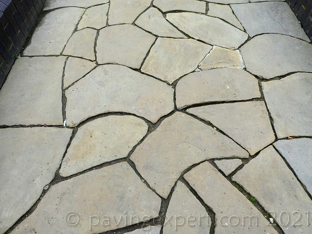 trimmed crazy paving in Hull