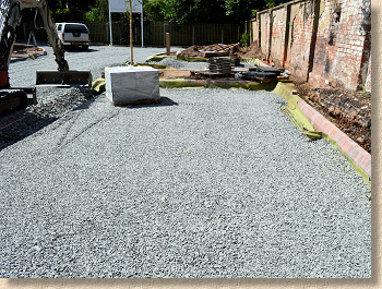 levelled and compacted sub-base