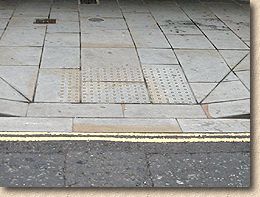 brass blisters on crossing